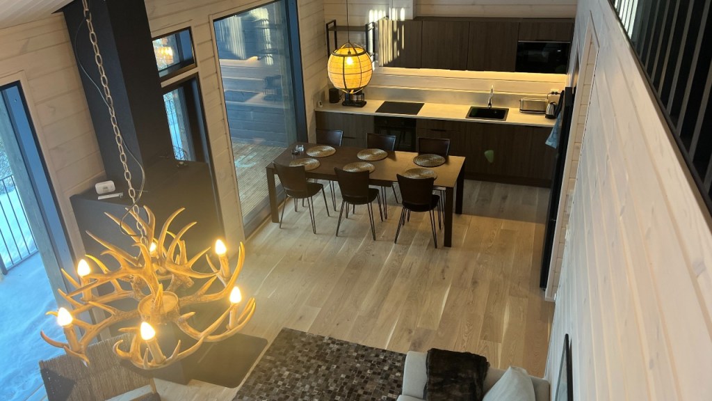 Villa Olaf, Ylläs, alakerta
